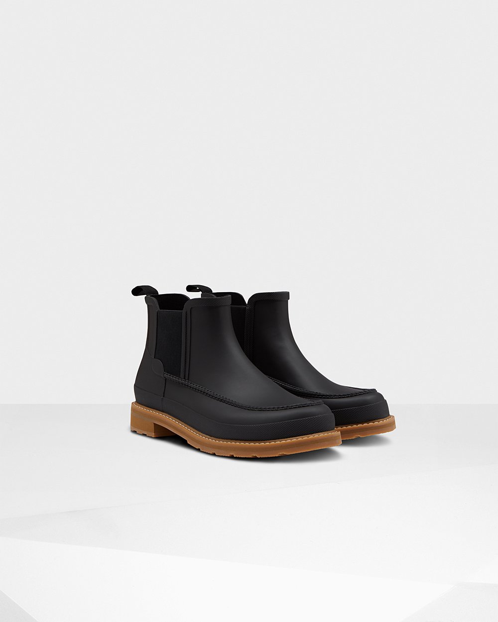 Bottes Chelsea Hunter Original Moc Toe Homme Noir MATIHBE-74